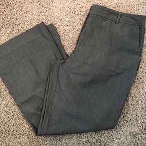 Attention gray and white pin stripe pants